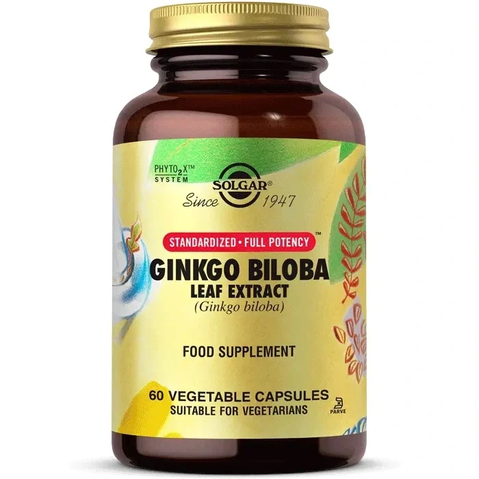 Solgar Ginkgo Biloba Leaf Extract 60 Kapsül