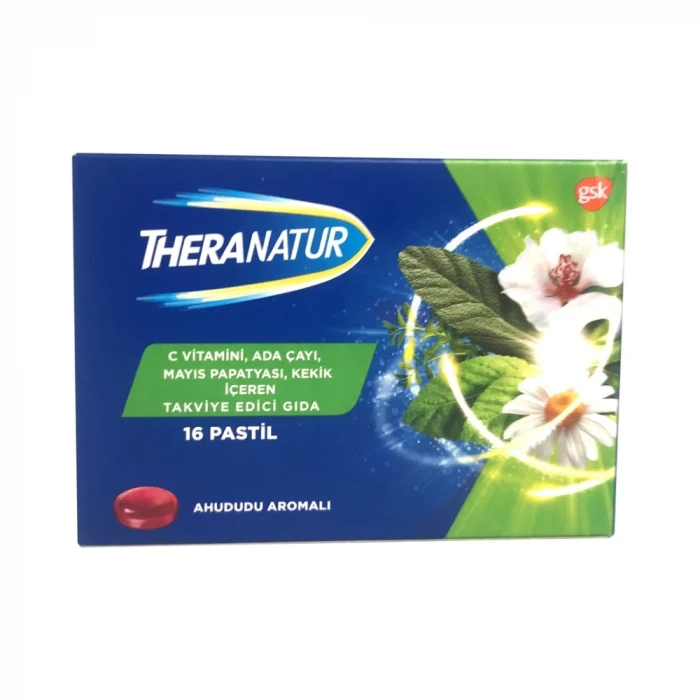 Theranatur Ahududu Aromalı Pastil 16lı