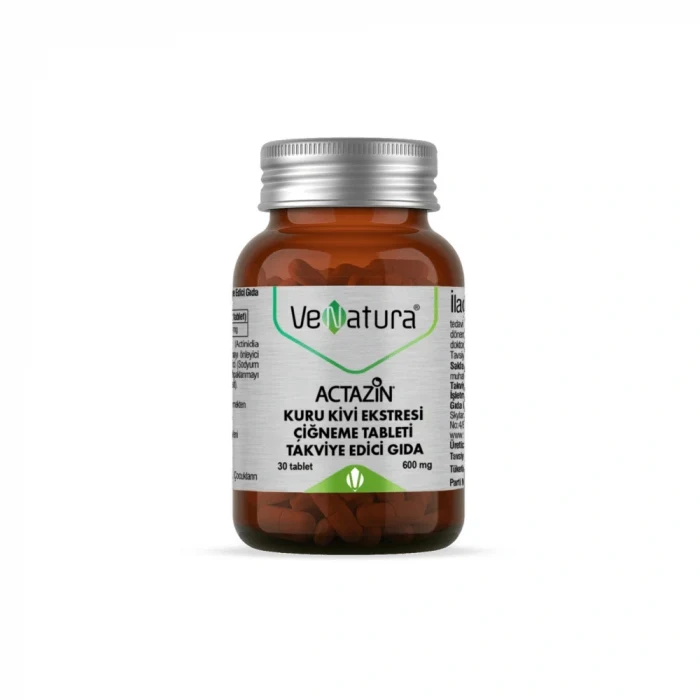 Venatura Actazin Kuru Kivi Ektresi 30 Çiğneme Tablet