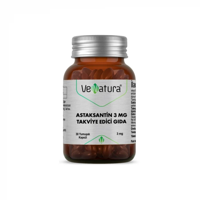 VeNatura Astaksantin 3 mg 30 Kapsül