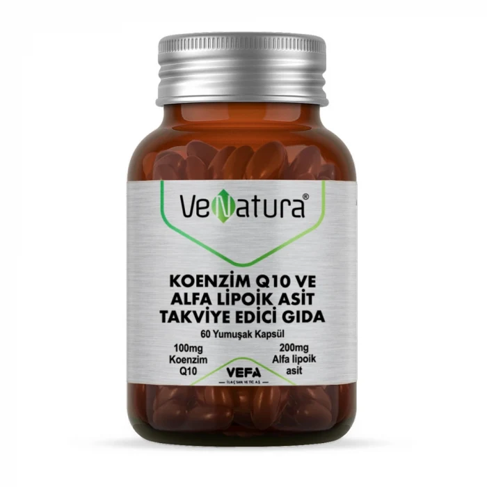 Venatura Koenzim Q10  Alfa Lipoik Asit 60 Kapsül