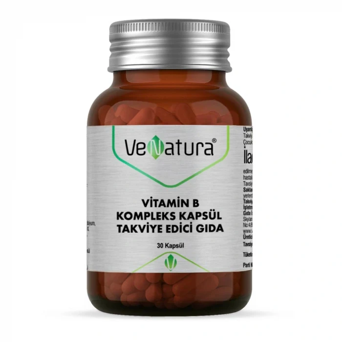 Venatura Vitamin B Kompleks 30 Kapsül