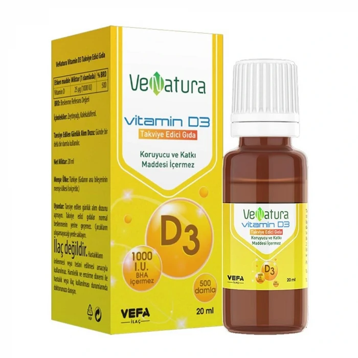 Venatura Vitamin D3 Damla 20 ml