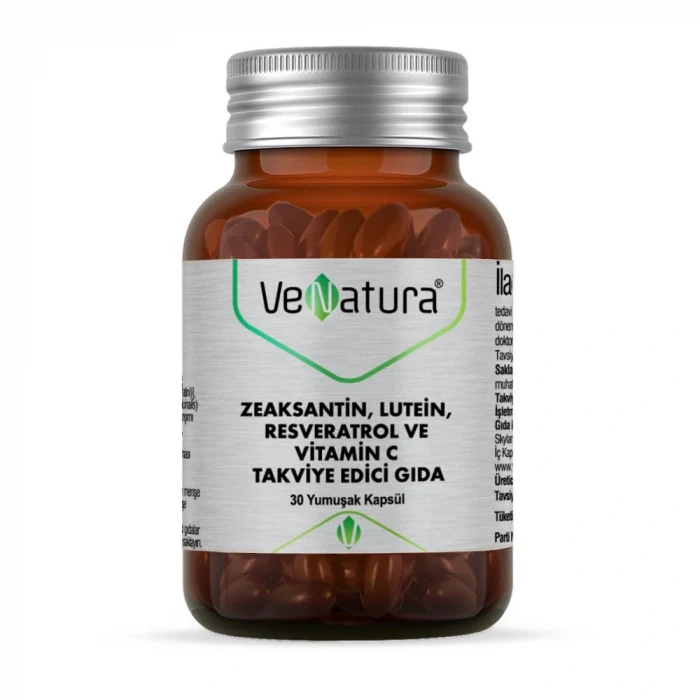 Venatura Zeastaksantin Lutein Resveratrol Vitamin C 30 Kapsül