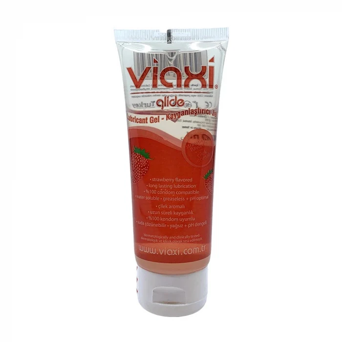 Viaxi Glide Kayganlaştırıcı Jel Çilek 100 ml