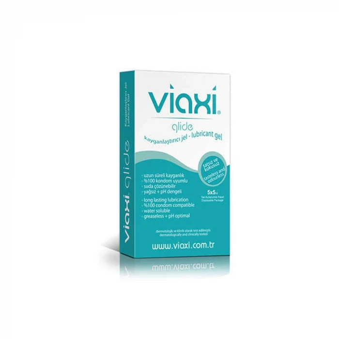 Viaxi Glide Kayganlaştırıcı Jel Sade 5 x 5 ml
