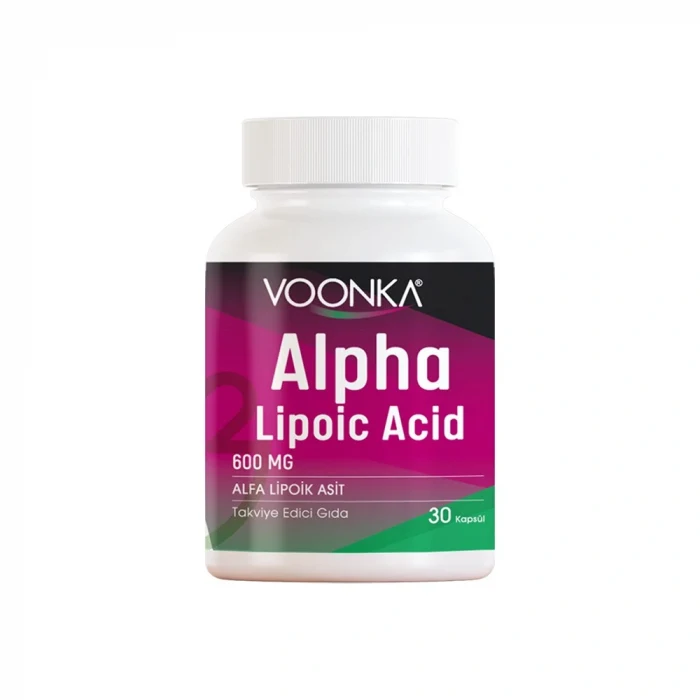 Voonka Alpha Lipoic Acid 600 mg 30 Kapsül