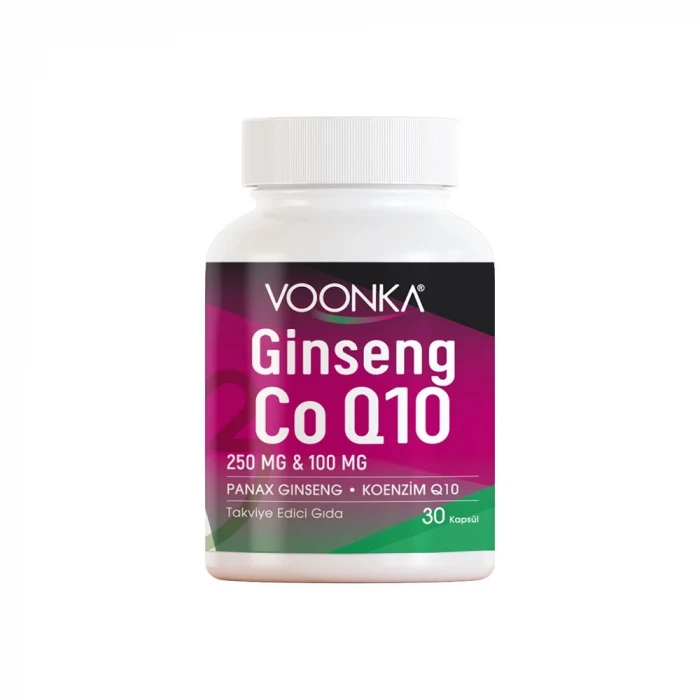 Voonka Ginseng Coenzyme Q10 30 Kapsül