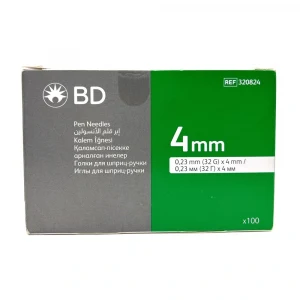 BD Kalem İğnesi 32g 0,23 mm x 4 mm 100lü