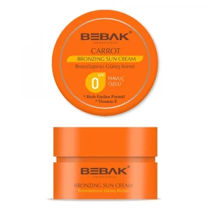 Bebak Havuç Özlü Bronzlaştırıcı SPF0 Güneş Kremi 100 ml