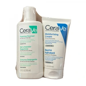 Cerave Set - Köpüren Cleanser 88 ml + Moisturising Cream Kuru ve Çok Kuru Ciltler İçin 50 ml