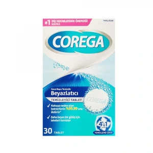 Corega Temizleyici Beyazlatıcı 30 Tablet