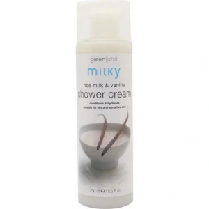 Greenland Milky Shower Cream Rice Milk - Vanilla 250 ml