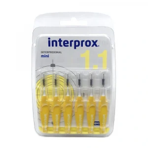 Interprox Interproximal Mini Arayüz Fırçası Sarı 1.1 mm 6 Adet