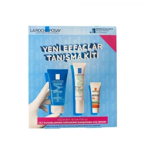 La Roche Posay Yeni Effaclar Tanışma Kiti Jel 50 ml + 15 ml Duo+ M + Yağlı Cilt Güneş Kremi 3x3 ml