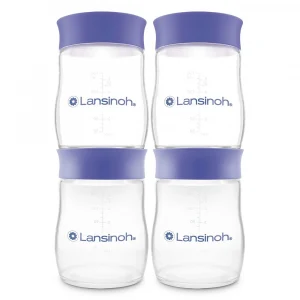 Lansinoh Anne Sütü Saklama Şişeleri 4lü 160 ml