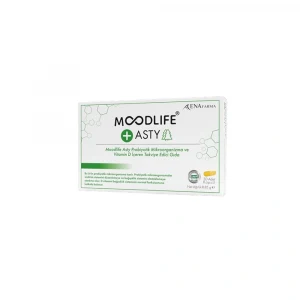 Moodlife Asty Probiyotik ve Vitamin D içeren Takviye Edici Gıda 30 Kapsül
