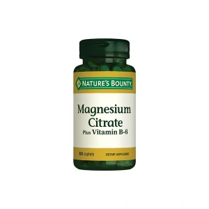 Natures Bounty Magnesium Citrate Plus Vitamin B-6 60 Tablet