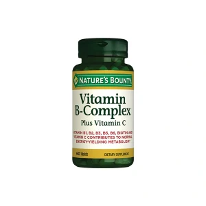 Natures Bounty Vitamin B-Complex Plus Vitamin-C 60 Tablet