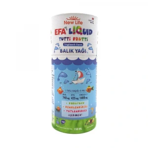 New Life EFA Liquid Tutti Frutti Balık Yağı Şurubu 150 ml