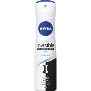 Nivea Invisible for Black  White Deodorant (Pure) 150 ml