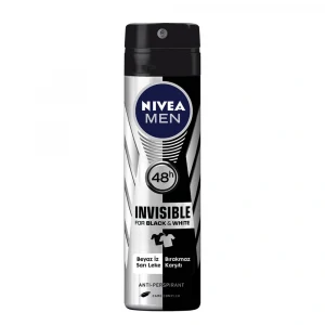 Nivea Invisible For Black  White Orijinal Deodorant For Men 150 ml