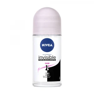 Nivea Invisible For Black  White Roll-On Clear 50 ml