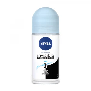Nivea Invisible For Black  White Roll-On Pure 50 ml