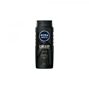Nivea Men Deep Dimension 3 ü 1 Arada Vücut Saç ve Yüz İçin Pratik Kullanım Erkek Duş Jeli 500 ml