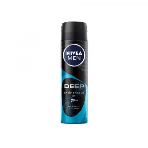 Nivea Men Deodorant Deep Beat Aktif Karbon Erkek Sprey 150 ml