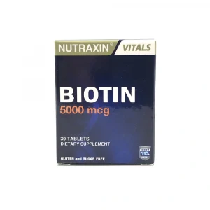 Nutraxin Biotin 5000 mg 30 Tablet