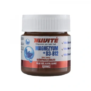Nuvite Magnezyum D3 B12 200 gr
