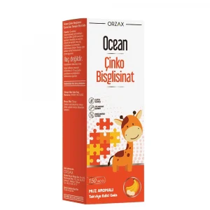Ocean Çinko Bisglisinat Şurup 150 ml - Muz Aromalı