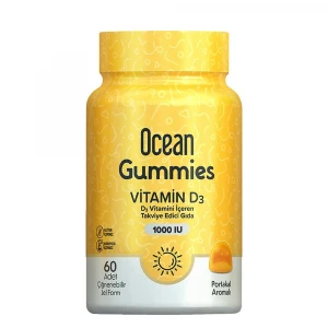 Ocean Gummies Vitamin D3 60 Çiğneme Form