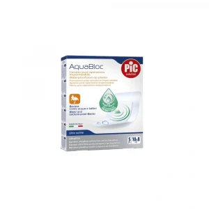 Pic Aquabloc Su Geçirmez Pedli Antibakteriyel Film Yara Örtüsü 8 cm x 10 cm 5li