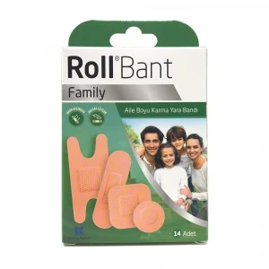 Roll Bant Family Yara Bandı 14lü