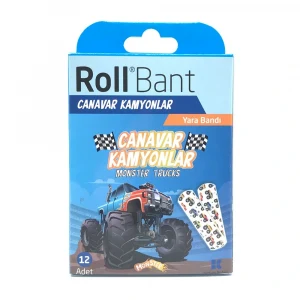 Roll Bant Yara Bandı Canavar Kamyon 12li