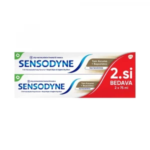 Sensodyne Tam Koruma Beyazlatıcı 75 ml - 2li Kofre