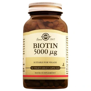 Solgar Biotin 5000 mcg 50 Kapsül
