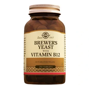 Solgar Brewers Yeast with Vitamin B12 250 Tablet