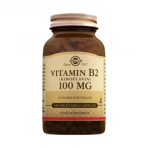 Solgar Vitamin B2 (Riboflavin) 100 mg 100 Kapsül