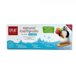 Splat Kids Meyveli Dondurma Tadında 2-6 Yaş Arası Doğal Diş Macunu 50 ml
