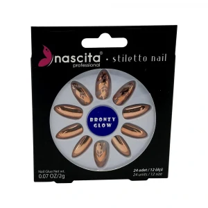 Stiletto Takma Tırnak Metallic No: 29