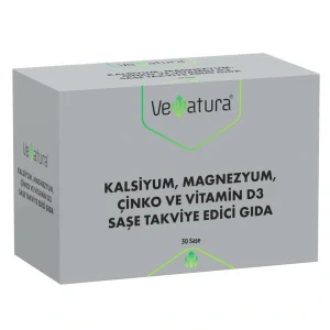 Venatura Kalsiyum Magnezyum Çinko ve Vitamin D3 30 Saşe