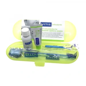 Vitis Ağız Bakım Kiti - Ortho Gargara 30 ml + Macun 15 ml + Diş Fırçası + Diş Arası Fırçası