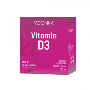 Voonka Vitamin D3 1000 IU Yetişkin Sprey 20 ml