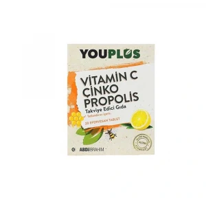 Youplus Vitamin C Çinko Propolis 20 Efervesan Tablet