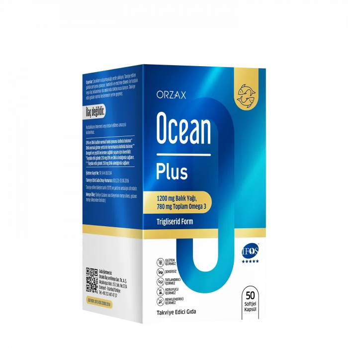 Ocean Plus Omega-3 1200 mg 50 Softjel Kapsül
