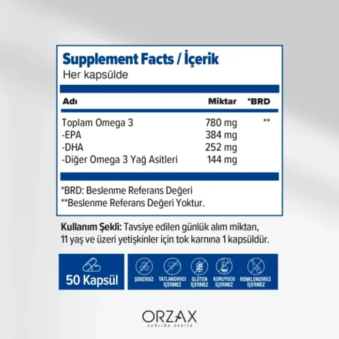 Ocean Plus Omega-3 1200 mg 50 Softjel Kapsül