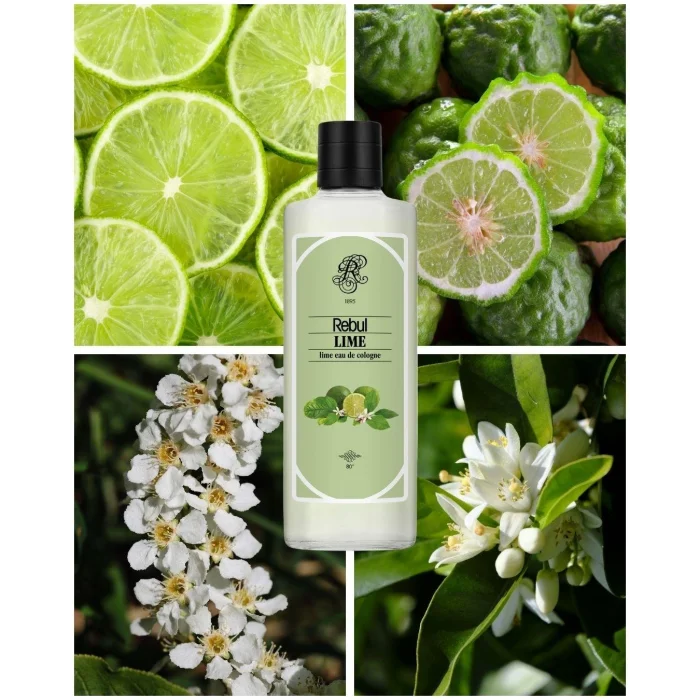 Rebul Lime EDC Kolonya 250 ml Cam Şişe